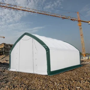 Modern Steel Frame Single Truss Shelter Tent Outdoor Waterproof PE Car Parking Shed with Storage Facility