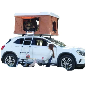 Modern Style ABS Hard Shell Roof Tent Waterproof Four Sleeper Design Quick Setup for Offroad Vehicle Travel