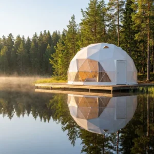 Modern Waterproof 1500-2000mm Four-Season Single-Layer Sunroom House Transparent PVC Igloo Dome Tent