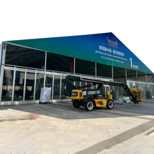 Modular Aluminum Exhibition Tent with Glass Walls for Trade Shows and Events