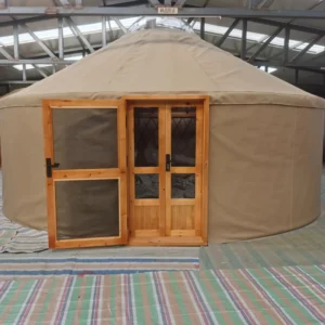 Mongolian Canvas Yurt Tent Outdoor Glamping Dome