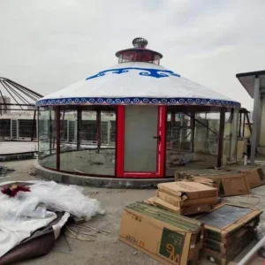 Mongolian Style Outdoor Nomadic Traditional Camping Yurt Tent