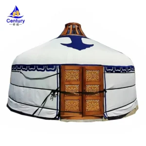 Mongolian Yurt Tent Outdoor Waterproof Canvas Camping Teepee Tent for Adults Family
