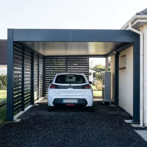 Motorized Aluminum Pergola Carport Bioclimatic Louvered Roof Custom Size Waterproof Heavy Duty Garage Gazebo For Garden