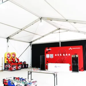 Motorsport Fan Interactive Game Tent Large Clear Span Marquee for Race Event Kids Play Booth & Lucky Draw Exhibition Area
