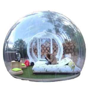 Movable Waterproof Outdoor Camping Transparent Oval Inflatable Bubble Tent Single Layer All Seasons