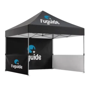 Movable Waterproof Windproof Pop Up Square Folding Double Outdoor Gazebo Tent for Trade Shows Exhibitions Resorts Aluminum Alloy