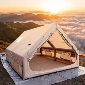 Multifunctional 12m2 29kg 5-6 People Easy Setup Oxford Cloth Inflatable Cabin Tent for Outdoor Events Garden Party