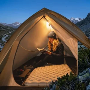 Multifunctional Double-Layer Summer Tent with Rainfly and Sunshade, Lightweight Polyester and Nylon Camping Shelter, Factory