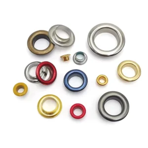 Multiple Sizes Colorful Metal Grommets Eyelets Customized Garment Shoe Bag Tent Craft Accessories Hardware Fasteners
