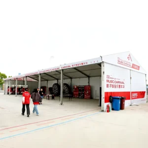 Music Carnival Open-Air Game Tent Racing Theme Interactive Amusement Outdoor Festival Pop-Up Show Canopy