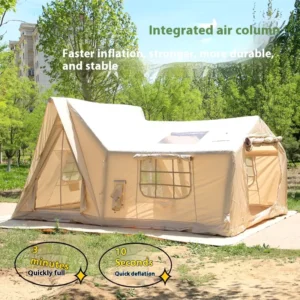 New Castle One Room One Hall Windproof Waterproof Oxford Portable Four-season Inflatable Tent Quick Automatic Opening