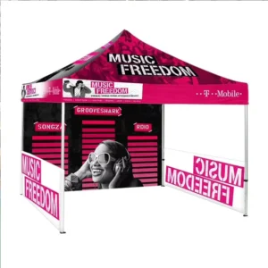 New Custom Large 600d Oxford Fabric Pop-up Tent with Roof Canopy and Walls for Trade Show Propaganda Quality Assured