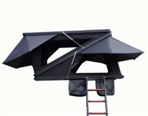 New Design Aluminum Z Shape Roof Top Tent Outdoor Camper Large 3 4 Person Double Z Rooftop Tent Canvas Four season