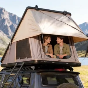 New Design Anti UV Side Open ABS Hard Shell Vehicle Roof Top Tent Spacious Space Tent Camping Tent