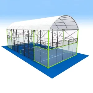New Design Factory Full Padel Tennis Court Panoramic Tennis Padel Court With Roof Tent for Sale
