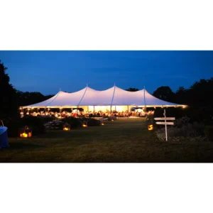 New Design PVC Fabric Wedding Tents Outdoor Trade Show Party Tent Rentals Tube Type Stake Construction