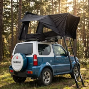 New Design Source Factory Manufacturer Transparent PC Hard Shell Waterproof Fold Rooftop Tent for All Season