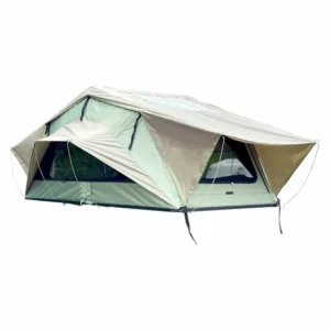New Design Triangle Hard Shell Four season Automatic Car Roof Tent with Solar Panel Option for Overland Camping