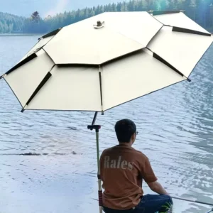 New Fishing Tent for 3 4 People Sunscreen Folding Thickened Waterproof 1000 1500mm Steel Rod Bracket Special