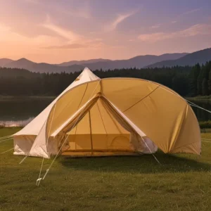 New Luxury 4-6 Persons Winter Mongolian Canvas Outdoor Glamping Camping Yurt House Bell Tents Cover