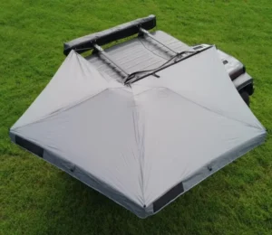 New Outdoor Camping 280G Oxford Waterproof 270 Car Roof Top Side Shelter Extended 270 Degrees Awning With LED Light