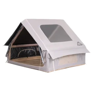 New Product 6.3m² Pair of Doors and Large Skylight Easy Build PVC Oxford All Season Inflatable Tent for Family Outdoor Camping