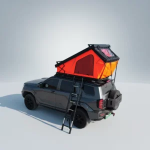 New Rear Lift Aluminum Hard Shell Rooftop Tent with Extra Foot Room 4×4 Off road Camping Waterproof Four Season