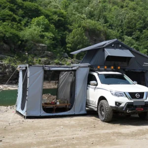 New Style Roof Tents for Vehicles Large Space Roof Top Tent 4 People Lightweight High-quality Folding Soft Rooftop Tent