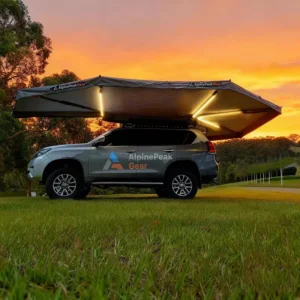New Version 4WD Foxwing Free Standing Car Side Tent 270 Degree Sunshade Rooftop Awning Canvas for Camping