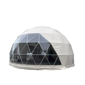 New Waterproof Spherical Tent Outdoor Double Layer Waterproof PVC Yurt Dome Glamping Tent for Resorts