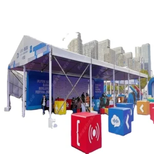 Newest Double Layer Fashion Modern Large Event Tents Outdoor Wedding Party and Trade Show
