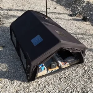 ODM/OEM Glamping Black Inflatable Air Outdoor Camping Tent 10 Person