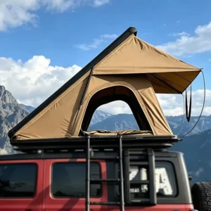 OEM 2 Person Outdoor Easy Setup 4×4 Overland SUV Aluminum Roof Top Tent Hard Shell
