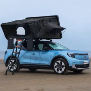 OEM 4×4 SUV Four-Season Waterproof Hard Shell Rooftop Tent with Skylight, 4-Person Capacity