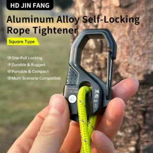 OEM Aluminum Alloy Carabiner Snap Hook Outdoor Camping Tent Rope Buckle Quick Release Clip Outdoor Hardware Accessories D Shape