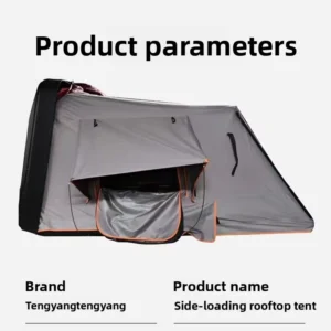 OEM Automotive Truck Camping 1-3 Person Waterproof Four-season Double-layer Hard-Shell Off-Road Travel Folding Rooftop Tent