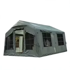 OEM Custom Inflatable Cabin Camping Tent Multiple Grid Mesh Windows Waterproof Windproof Large Factory Supplier