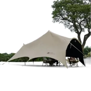 OEM Custom Large Portable Outdoor Sunshade Canopy Waterproof Camping Tarp Tent for Garden Party BBQ Factory Supplier