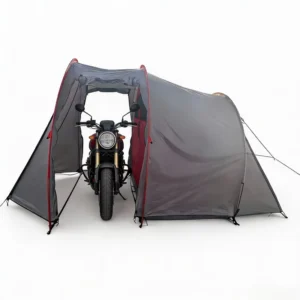 OEM Custom Motorcycle Camping Tent with Integrated Garage Factory Direct Waterproof 2 Person Motorbike Travel Tent Manufacturer