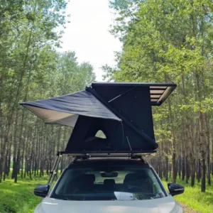 OEM Custom Outdoor Camping Foldable Car Rooftop Tent Suppliers, 2-3 Person Aluminum Hard Shell
