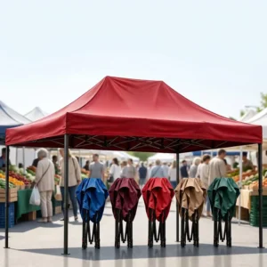OEM Factory Pop up Outdoor Sports Market Tent Anti-Wind Waterproof Custom Full Print Heavy Duty All Seasons Street Canopy