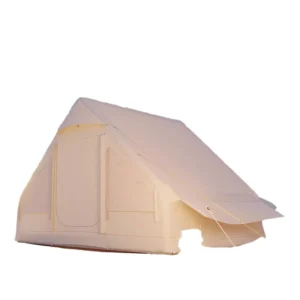 OEM Inflatable Camping Tent Integrated Roof Ridge Outdoor Glamping Air Oxford Cabin Tents for 2 4 Person