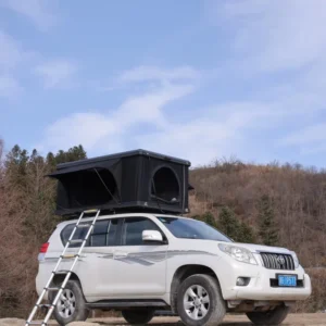 OEM Large Outdoor Glamping Tent Roof with Water Proof Square Opening Hard Shell Aluminium Rooftop Tent