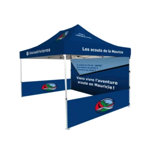 OEM Manufacturer Heavy Duty Pop up Folding Gazebo with Printed Valance Canopy Tent for Farmer Markets and Vendor Booths