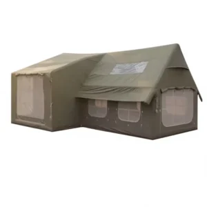 OEM ODM Custom Inflatable Glamping Tent With Side Extension Room 5 Patented All Weather Heavy Duty Factory Supplier