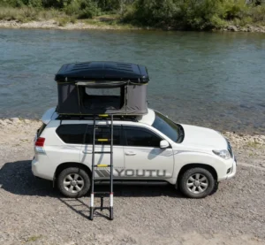 OEM/ODM Waterproof Fiberglass Car Roof Top Tent Aluminum Hard Shell Rectangular Carbon Fiber Rooftop Camping Tent
