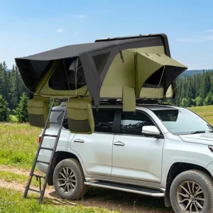 OEM Outdoor 1 3 Person Polycotton Waterproof 4×4 Off road Travelling Foldable Car Truck Camping Hard Shell Roof Top Tent