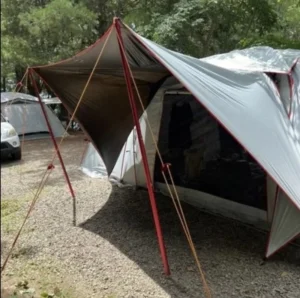 OEM Outdoor TC Material Tent Waterproof Camping Tent 1-2 Person Picnic Tent