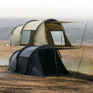 OEM Premium Family Tunnel Tent Ripstop Nylon Waterproof Camping Tent with Aluminum Poles Large Outdoor 4 6 Person Tent